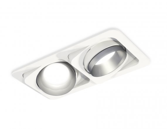 Фотография товара 'Ambrella XC7663023 Комплект встраиваемого поворотного светильника SWH/MCH'