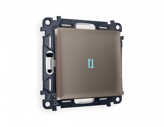 Фотография товара 'Ambrella MA632040 Комплект механизма 1-клавишного проходного выключателя с подсветкой 10000K'