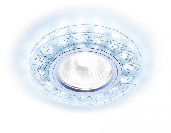 Фотография товара 'Ambrella S226 W/CH/C Встраиваемый точечный светильник со светодиодной лентой MR16+3W'