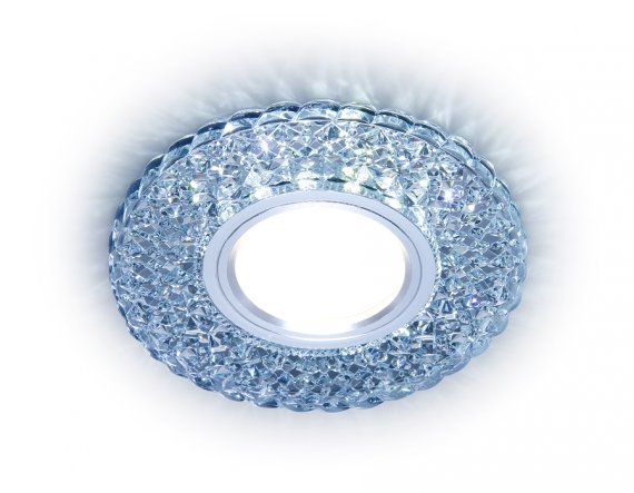 Фотография товара 'Ambrella Встраиваемый точечный светильник с LED подсветкой CL прозрачный'