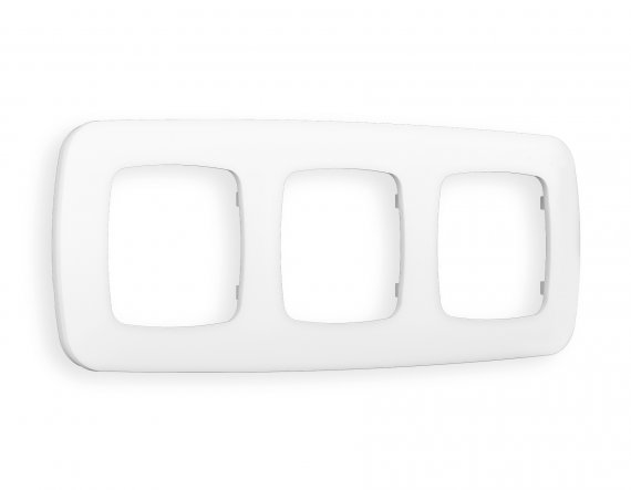 Фотография товара 'Ambrella OF140123 Рамка OMEGA Ecta (Белый матовый) 3-ая'