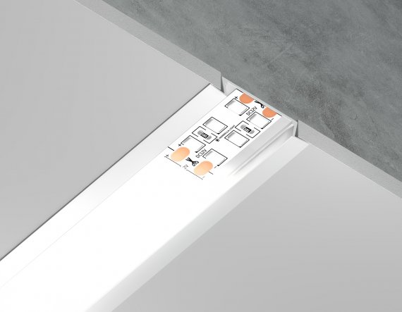 Фотография товара 'Ambrella GP1100WH Алюминиевый профиль встраиваемый 2000*30.6*6'