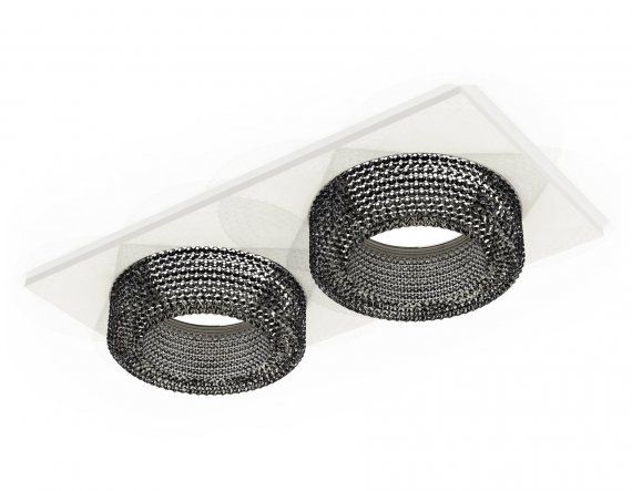 Фотография товара 'Ambrella XC7635021 Комплект встраиваемого светильника SWH/BK'