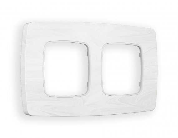 Фотография товара 'Ambrella OF940102 Рамка OMEGA Opera (Белый мрамор) 2-ая'