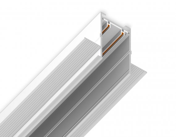 Фотография товара 'Ambrella GL1011 Шинопровод встраиваемый под ГКЛ 12,6мм Magnetic 220V WH'