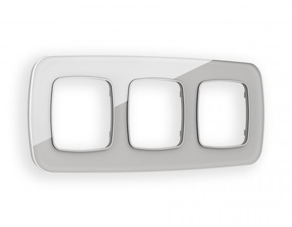 Фотография товара 'Ambrella OF320403 Рамка OMEGA Radian (Серебро Стекло органическое) 3-ая'