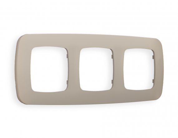 Фотография товара 'Ambrella OF140363 Рамка OMEGA Ecta (Серо-бежевый матовый) 3-ая'