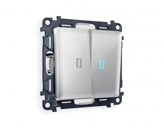 Фотография товара 'Ambrella MA404020 Комплект механизма 2-клавишного выключателя с подсветкой 10000K'