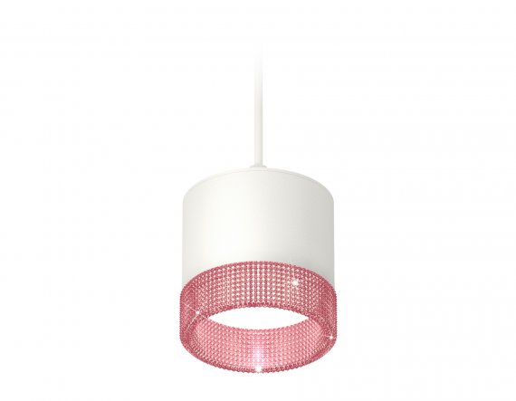 Фотография товара 'Ambrella XP8110040 Комплект подвесного светильника GX53 с композитным хрусталем SWH/PI'