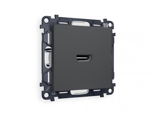 Фотография товара 'Ambrella MA914010 Комплект механизма розетки HDMI 2.0 ALFA'