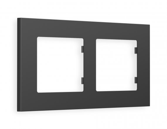 Фотография товара 'Ambrella AF250802 Рамка ALFA Qubi (Графит Мягкое касание) 2-ая'