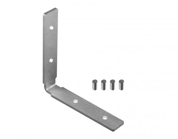 Фотография товара 'Ambrella GP8051 Соединитель угловой 46*46*10мм для алюминиевого профиля "Profile System"'