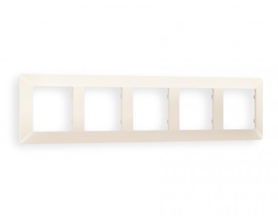 Фотография товара 'Ambrella AF110335 Рамка ALFA Line (Бежевый матовый) 5-ая'