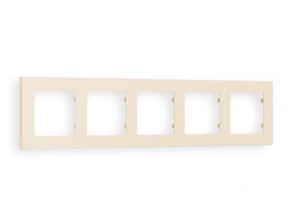 Фотография товара 'Ambrella AF220335 Рамка ALFA Techno (Бежевый матовый) 5-ая'