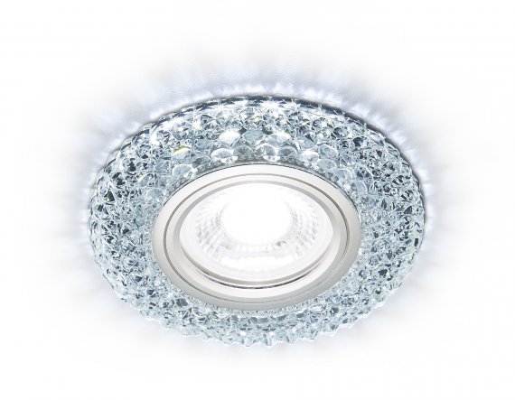 Фотография товара 'Ambrella S291 CH Встраиваемый точечный светильник со светодиодной лентой MR16+3W'