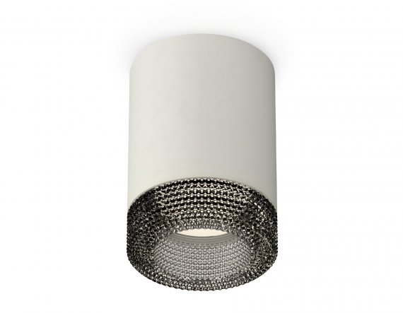 Фотография товара 'Ambrella XS7423002 Комплект накладного светильника с композитным хрусталем SGR/BK'