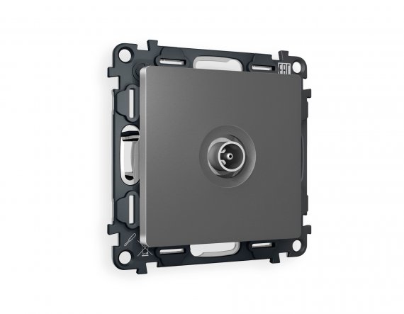 Фотография товара 'Ambrella MA663030 Комплект механизма TV розетки проходной ALFA'