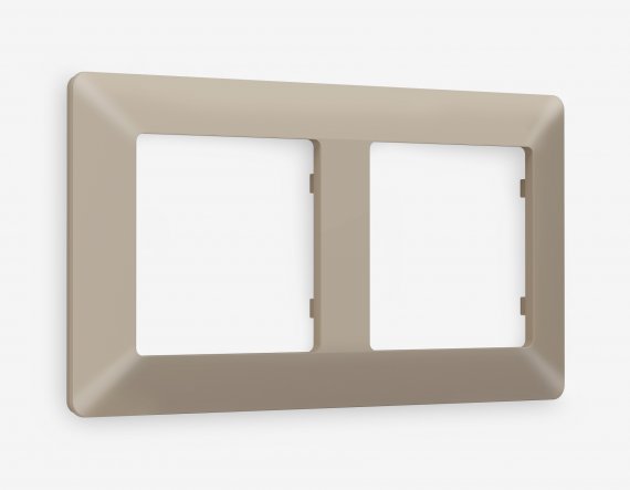 Фотография товара 'Ambrella AF110362 Рамка ALFA Line (Серо-бежевый матовый) 2-ая'