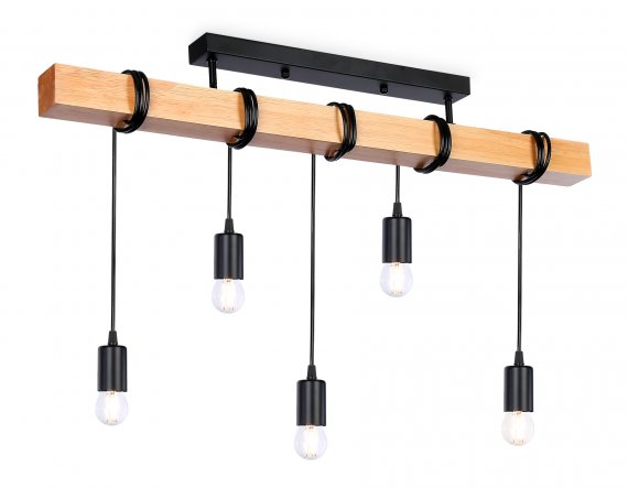 Фотография товара 'Ambrella TR8183 Подвесной светильник в стиле лофт E27*5 max 40W 800*50*420'