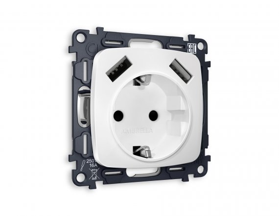 Фотография товара 'Ambrella MO129010 Комплект механизма электрической розетки OMEGA'