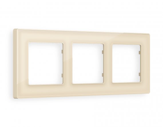 Фотография товара 'Ambrella AF580303 Рамка ALFA Arctic (Бежевый Стекло органическое) 3-ая'