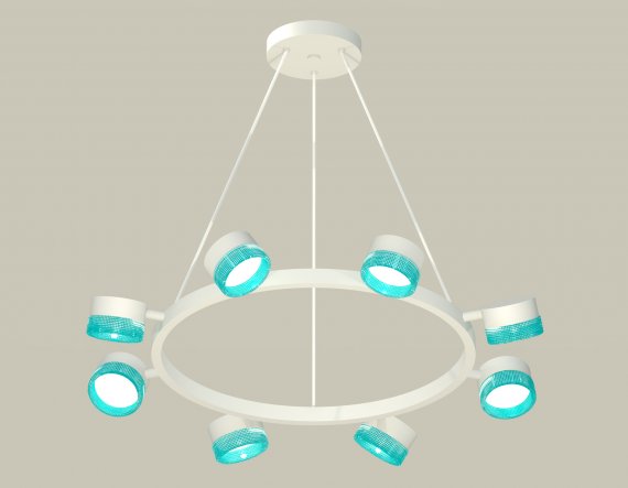 Фотография товара 'Ambrella XB9195251 Комплект подвесного поворотного светильника с композитным хрусталем GX53 (C9195, N8488)'