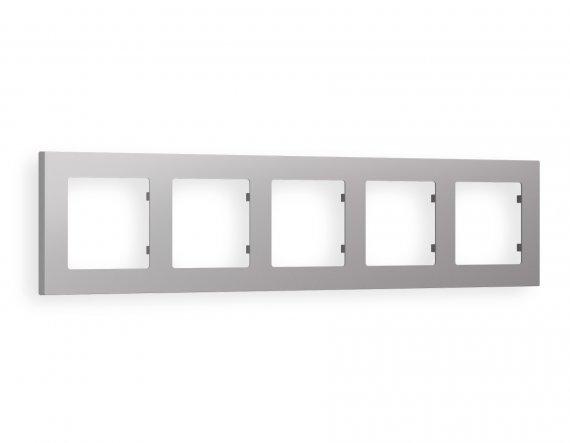 Фотография товара 'Ambrella AF220505 Рамка ALFA Techno (Сталь матовый) 5-ая'