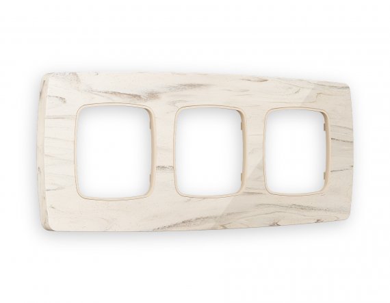 Фотография товара 'Ambrella OF940603 Рамка OMEGA Opera (Серо-бежевый мрамор) 3-ая'