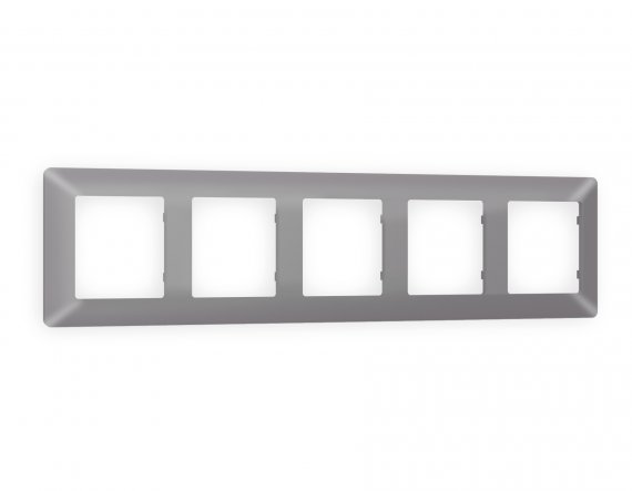 Фотография товара 'Ambrella AF110505 Рамка ALFA Line (Сталь матовый) 5-ая'