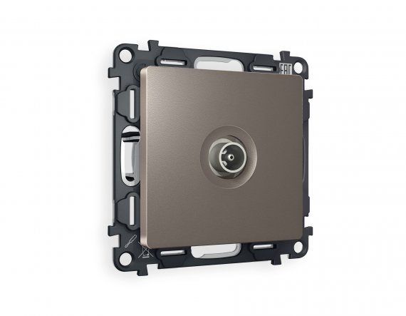 Фотография товара 'Ambrella MA643030 Комплект механизма TV розетки проходной ALFA'