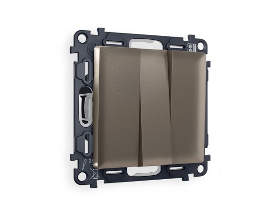 Фотография товара 'Ambrella MA635010 Комплект механизма 3-клавишного выключателя ALFA'