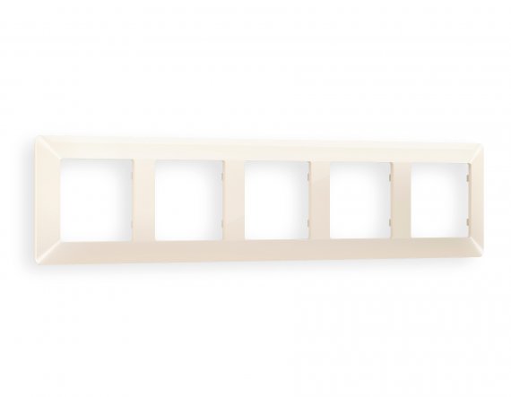 Фотография товара 'Ambrella AF110305 Рамка ALFA Line (Бежевый глянец) 5-ая'