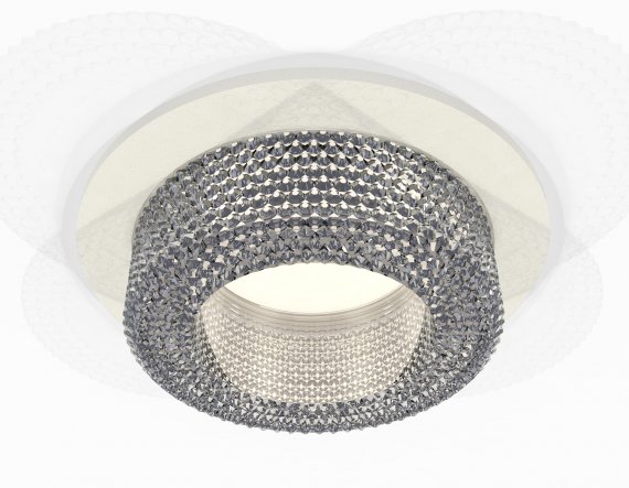 Фотография товара 'Ambrella XC7621020 Комплект встраиваемого светильника SWH/CL'