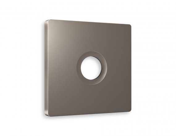Фотография товара 'Ambrella AP6430 Лицевая панель ALFA (Темная бронза матовый) для TV розетки'