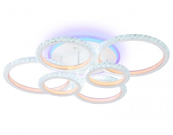 Фотография товара 'Ambrella FA9528 Светильник потолочный светодиодный с RGB подсветкой и пультом 160W'