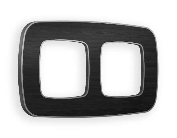 Фотография товара 'Ambrella OF640532 Рамка OMEGA Coint (Черный Стекло органическое/Сталь) 2-ая'