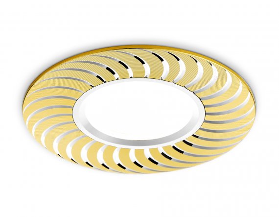 Фотография товара 'Ambrella Встраиваемый потолочный точечный светильник золото/алюминий'