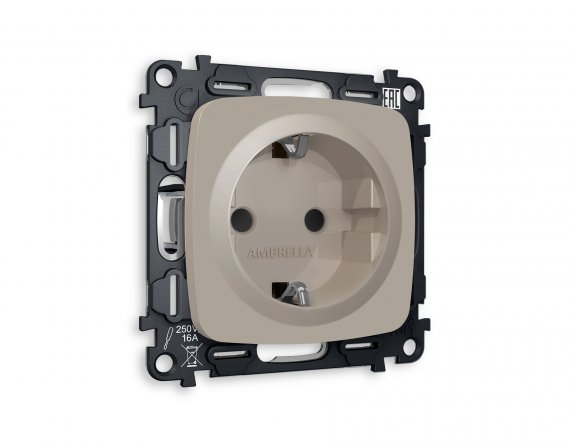 Фотография товара 'Ambrella MO367010 Комплект механизма электрической розетки OMEGA'
