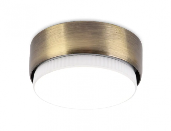 Фотография товара 'Ambrella G102 SB Накладной точечный светильник бронза GX53 D82*25'