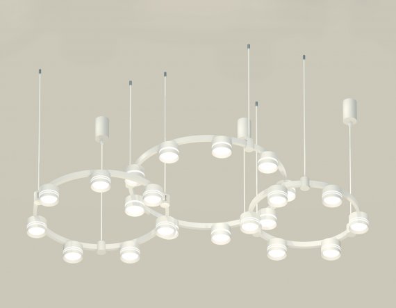 Фотография товара 'Ambrella XR92082210 Комплект подвесного светильника с акрилом GX53 (A9208, C9241, C9236, C9231, N8477, N8461)'