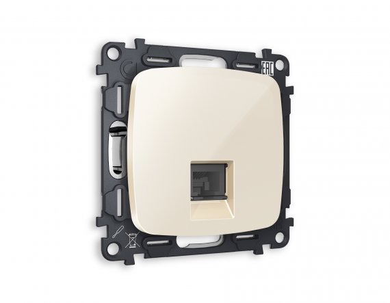 Фотография товара 'Ambrella MO312030 Комплект механизма телефонной розетки OMEGA'