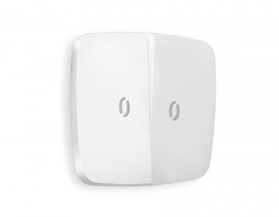 Фотография товара 'Ambrella OP1240 Лицевая панель OMEGA (Белый матовый) для 2-клавишных выключателей'