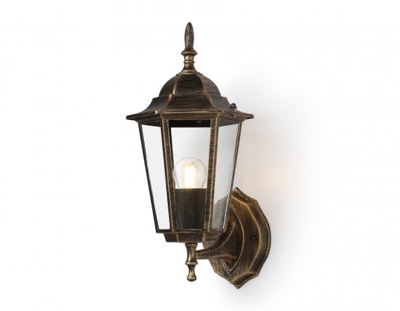 Фотография товара 'Ambrella ST2012 Светильник уличный настенный GD/BK/CL золото/черный/прозрачный'