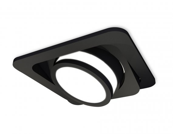 Фотография товара 'Ambrella XC7659081 Комплект встраиваемого поворотного светильника SBK/FR'