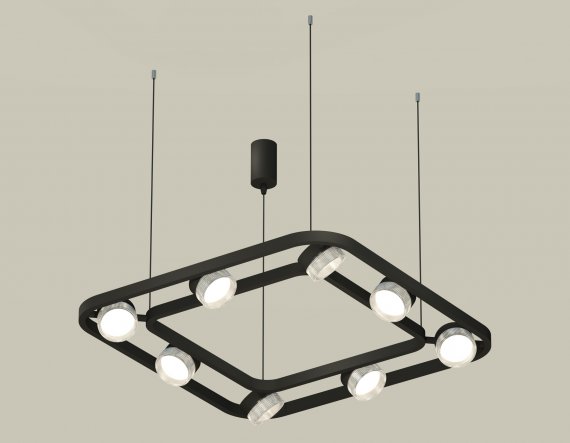 Фотография товара 'Ambrella XB9182200 Комплект подвесного поворотного светильника с композитным хрусталем GX53 (C9182, N8480)'