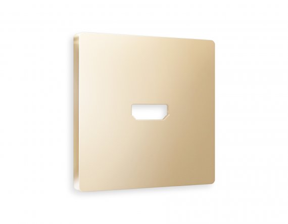 Фотография товара 'Ambrella AP6140 Лицевая панель ALFA (Шампань) для HDMI розетки'