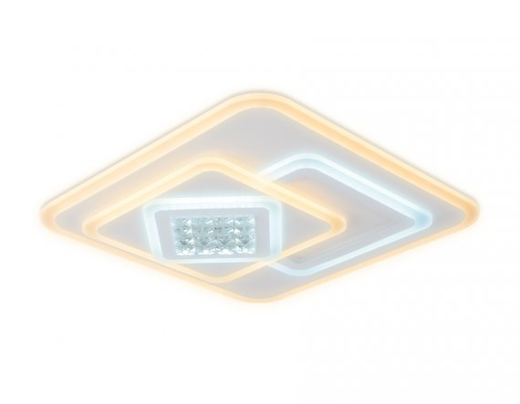 Фотография товара 'Ambrella FA255 Потолочный светодиодный светильник с хрусталем 118W 500*500*80'