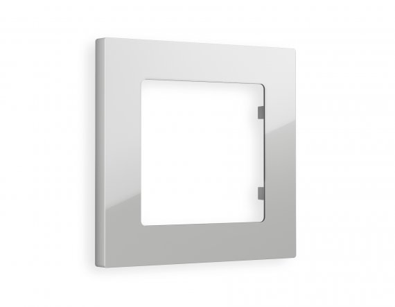 Фотография товара 'Ambrella AF220401 Рамка ALFA Techno (Серебро глянец) 1-ая'