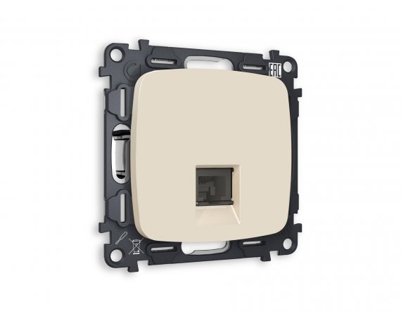 Фотография товара 'Ambrella MO332030 Комплект механизма телефонной розетки OMEGA'