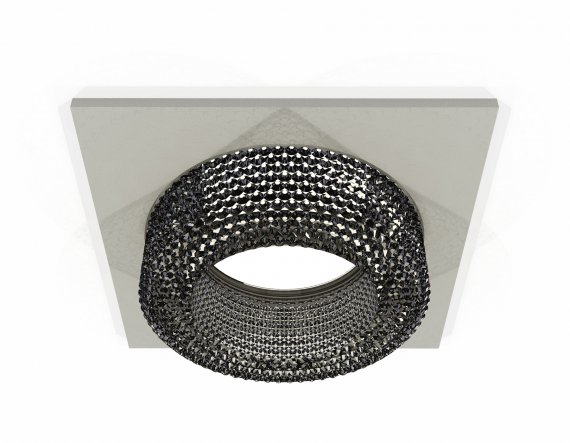 Фотография товара 'Ambrella XC7633021 Комплект встраиваемого светильника SGR/BK'